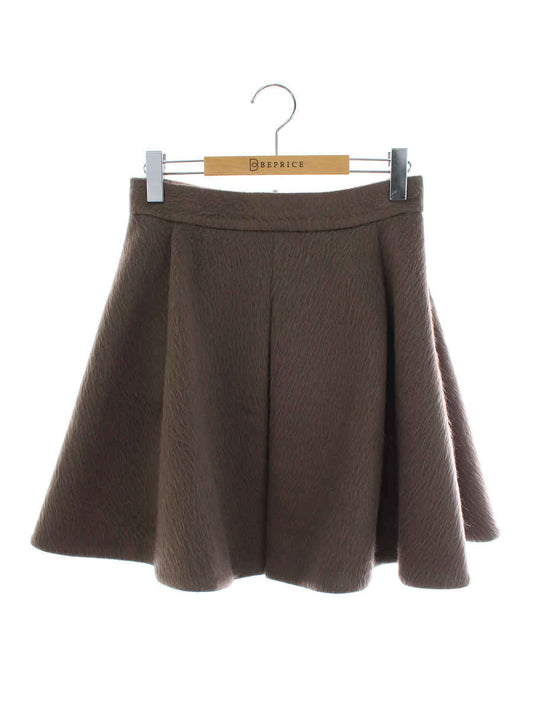 フォクシーニューヨーク collection スカート タックフレア  ボンデッド モヘア 