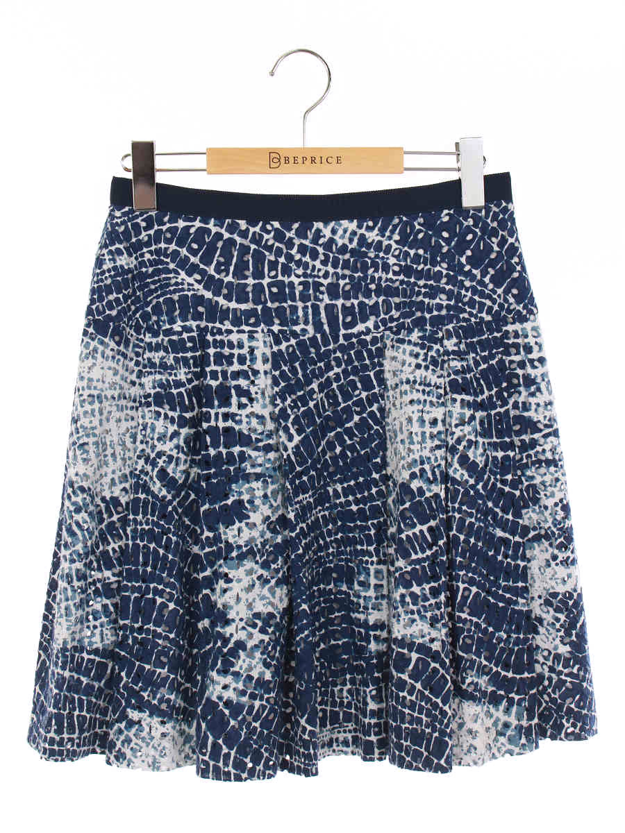 フォクシーニューヨーク collection スカート 34351 Skirt カットワーク 総柄