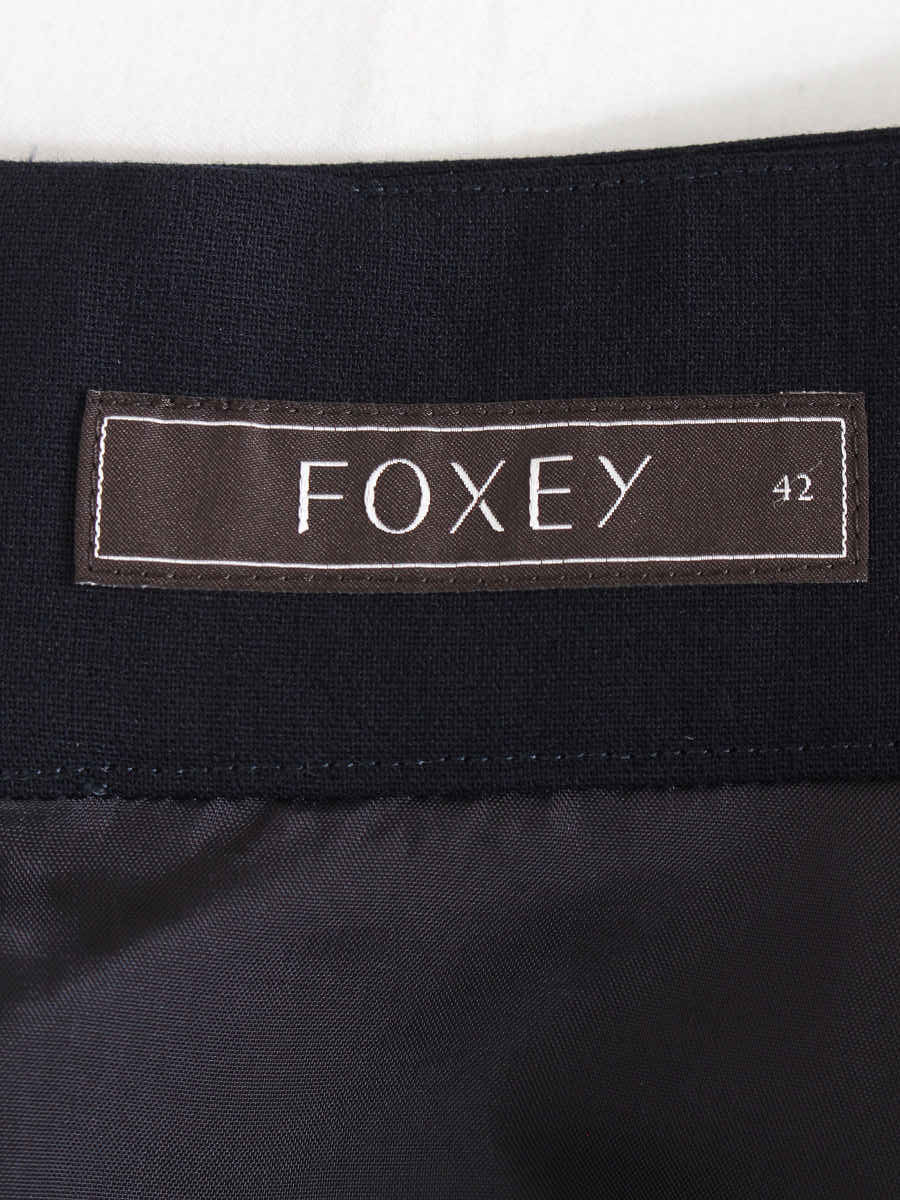 【新品未使用】FOXEY フォクシーブティック　スカート　リボン　ブラック