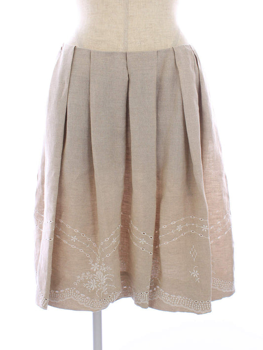 フォクシーブティック スカート 37928 Skirt Linen Flower 