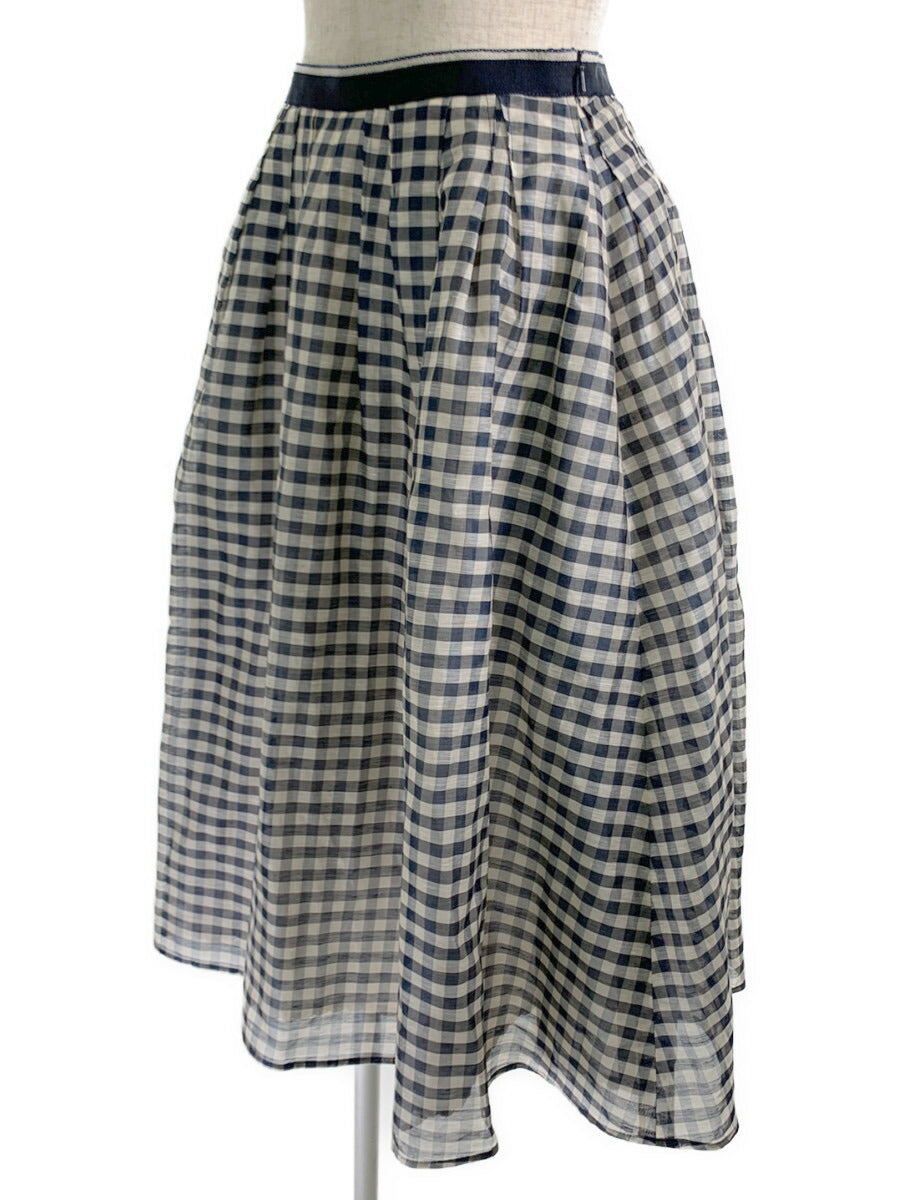 フォクシーブティック スカート FRENCH GINGHAM SKIRT チェック