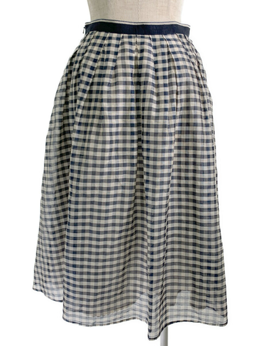 フォクシーブティック スカート FRENCH GINGHAM SKIRT チェック