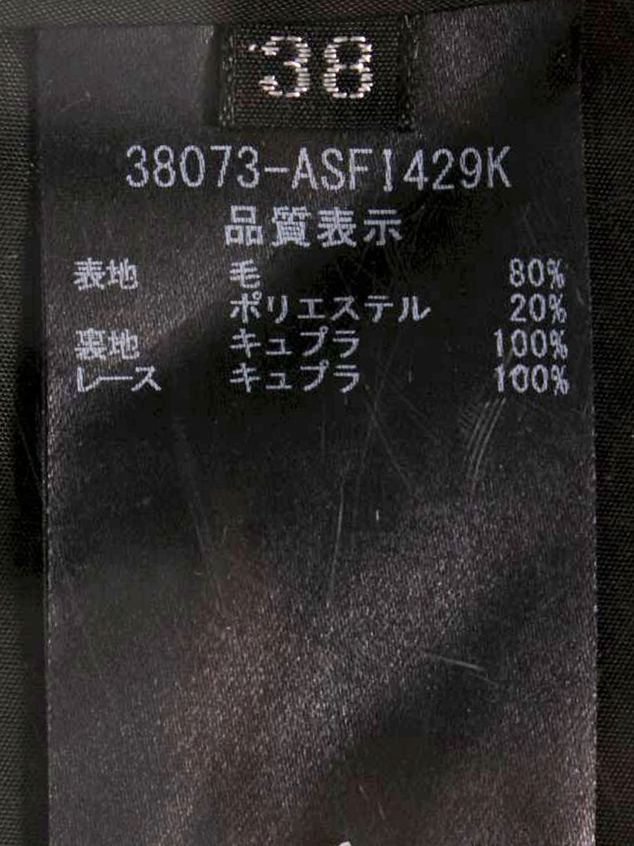 フォクシーブティック スカート タックプリーツ 飾りボタン ワンポイント