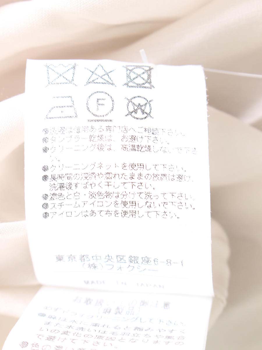 フォクシーブティック スカート A-Line Pleated Skirt リネン 
