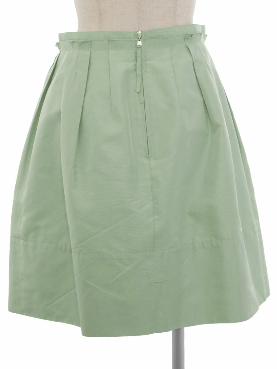 超美品お値下げ　ピスタチオグリーン　Foxey  スカート　オールシルクカラーグリーン