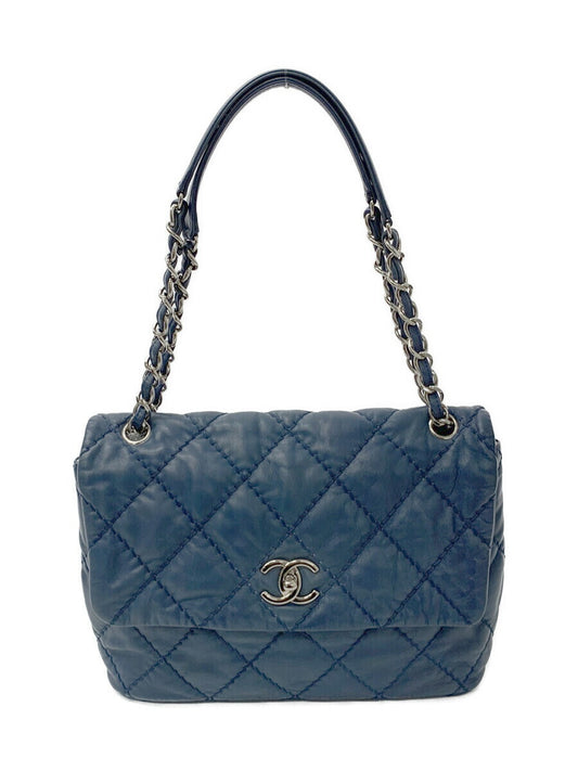 シャネル ショルダーバッグ ワイルドステッチ レザー チェーン 17番