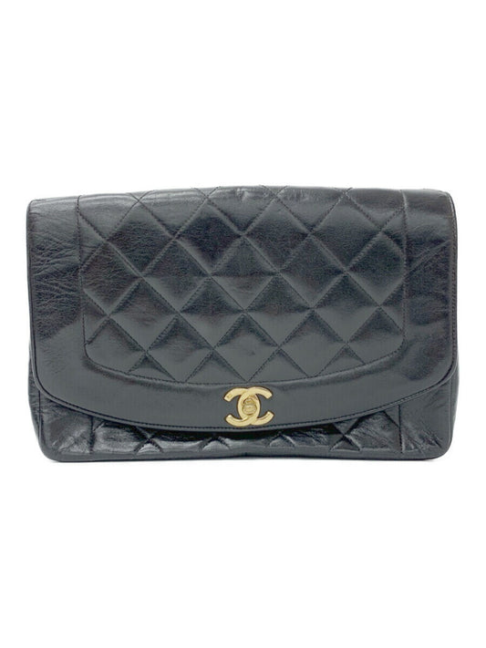 シャネル ショルダーバッグ ダイアナ24 マトラッセ  シングル