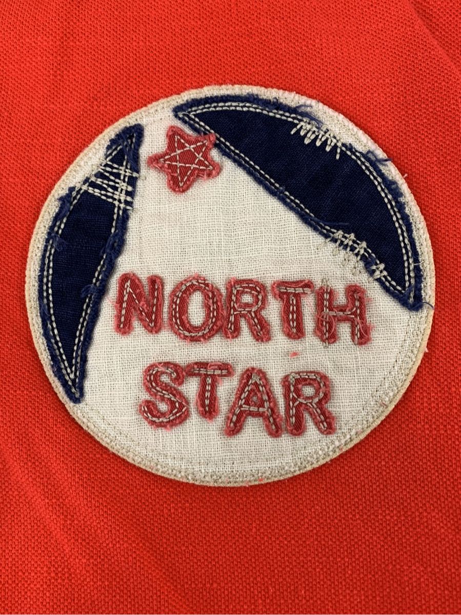 アヴィレックス ポロシャツ US NORTH STAR鹿の子 刺繍