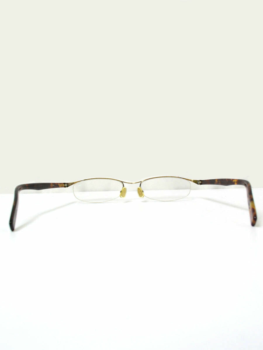 金子眼鏡 メガネ 恒眸作 手造 ハーフリムフレーム オーバル型 | ビー
