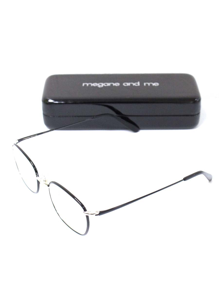 船　メガネアンドミー　megane \u0026me  ケース付き　眼鏡　度入りご検討宜しくお願い致します