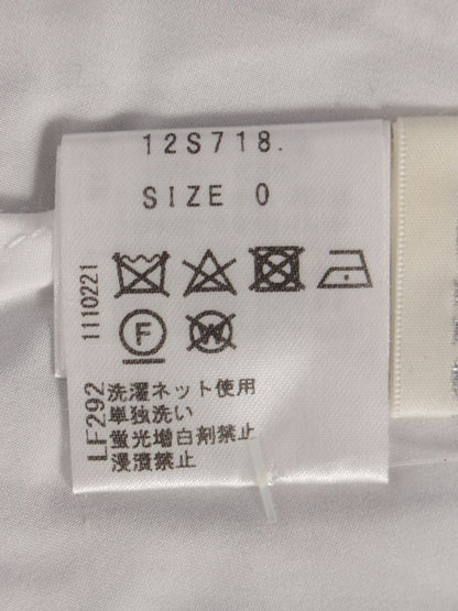 チェスティ Fabric Mix Skirt 12S718 スカート 0 ブラック ストライプ ティアード フレア IT4HJ4XOUKXQ