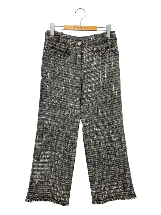 シャネル P26811V17016 パンツ 38 グレー ツイード 05A ITCSGLY7EQJP