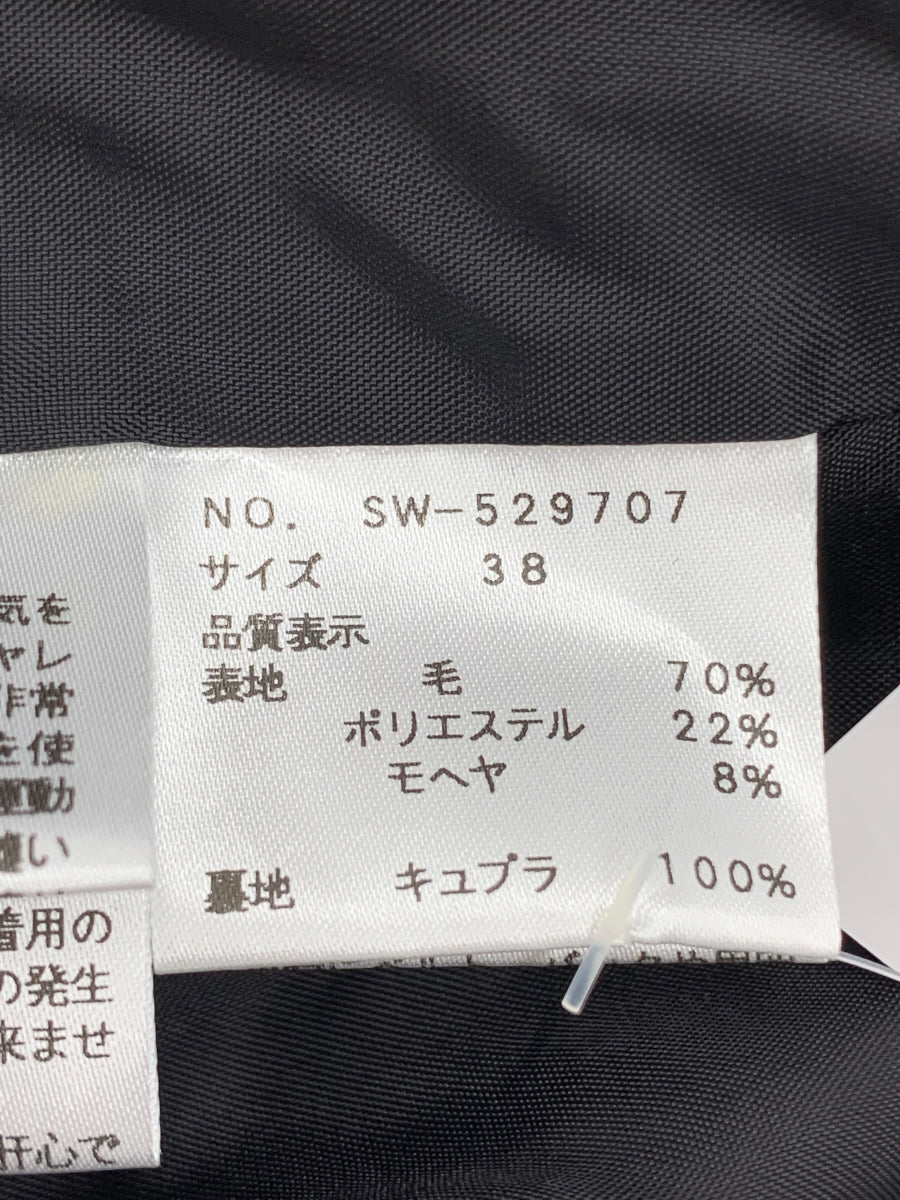 エムズグレイシー 529707 コート 38 ブラック ウール混 ITCQM7LF5MOS 【SALE】