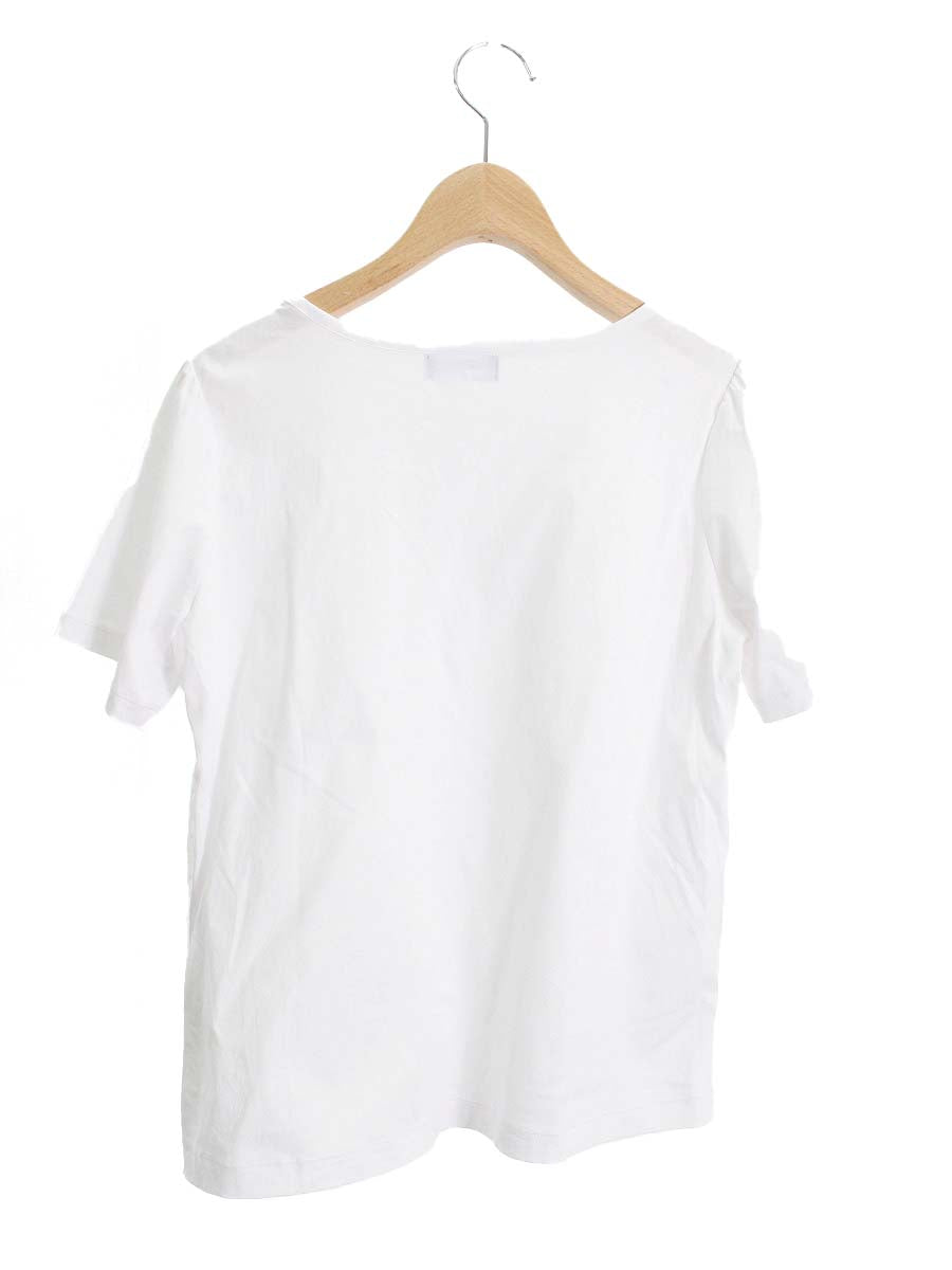 ブルーレーベルクレストブリッジ 55P32-383-02 Tシャツ 38 ホワイト チェック切替 ITVIHLQRXL20