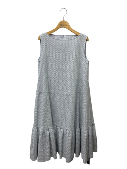 フォクシーブティック Dress Cerisier 43374 ワンピース 38 ブルー アイレットレース刺繍 IT01RDZOW11O