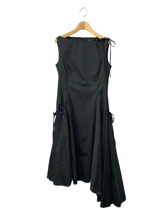 アディアム Suzu Dress 43525 ワンピース 0 ブラック アシンメトリー ITUUA2P419QO