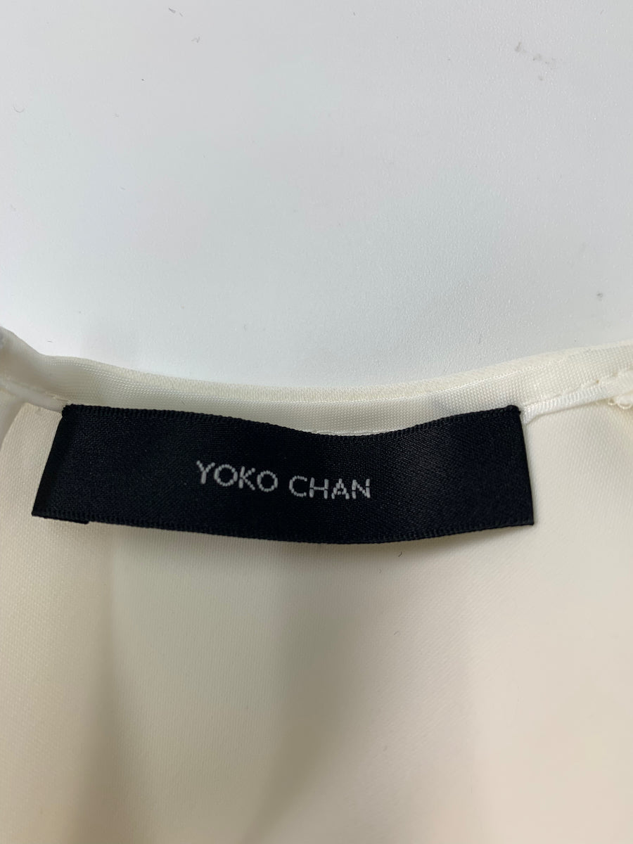 新品タグ付き！YOKO CHAN パフスリーブラウンドカラーシャツ 36 - トップス