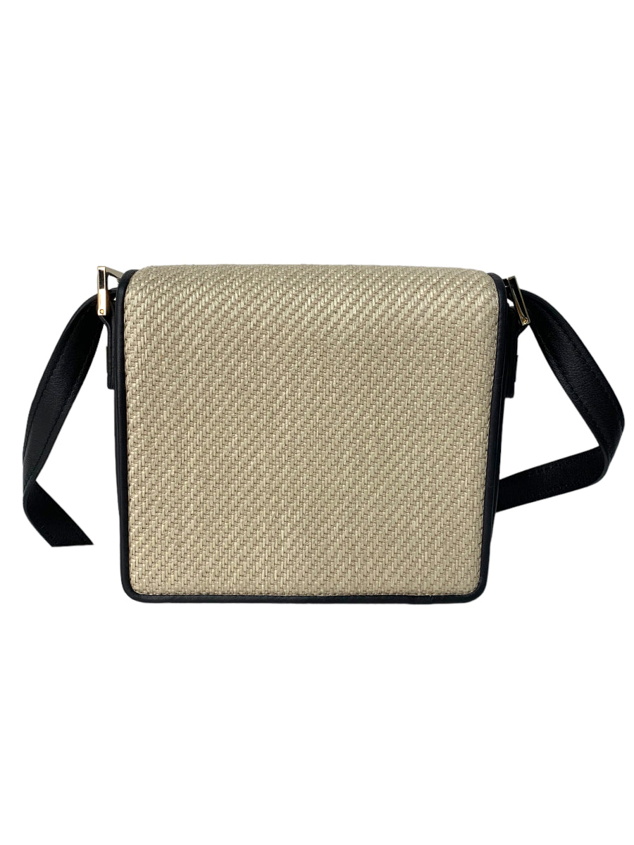 マックスマーラ MM Bag in leather and woven fabric ショルダーバッグ ベージュ IT752KW90QHK –  ビープライス