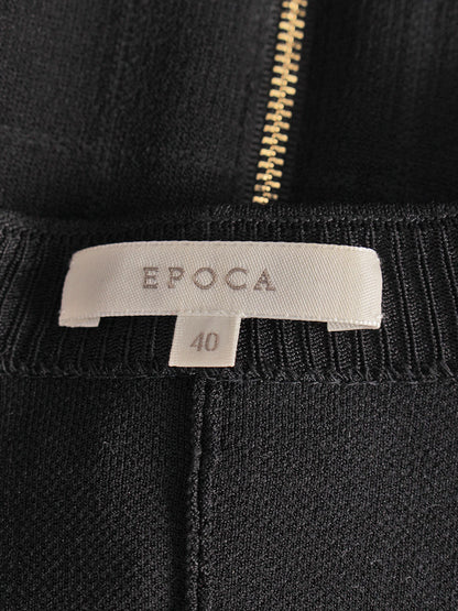 エポカ Ｍ5Ｎ09-713-09 ジャケット 40 ブラック ノーカラー ITU38R23JJUW【240503】