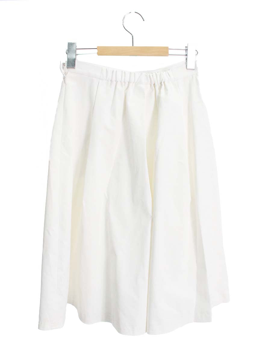 エムズグレイシー Flared Skirt 917324 スカート 38 ホワイト エムズグレイシー Flared Skirt 917324 スカート 38 ホワイト
