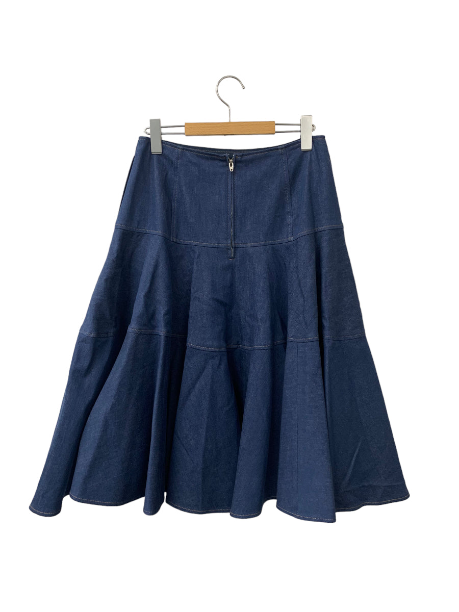 アディアム Denim Skirt 43597 デニム Ａライン フレア 4 ブルー