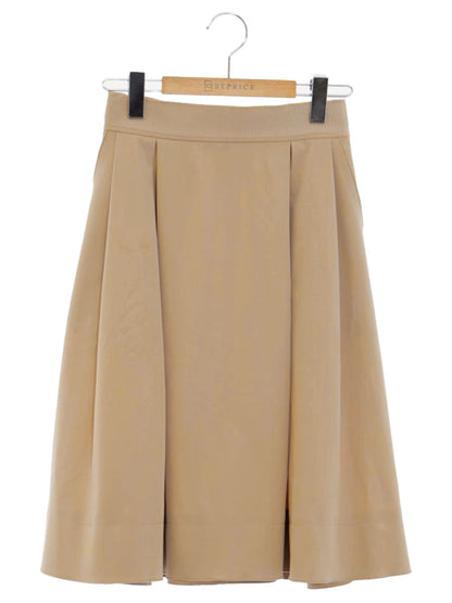 フォクシーニューヨーク 24531 スカート 38 ベージュ Aライン ITK2T9CBAWX0