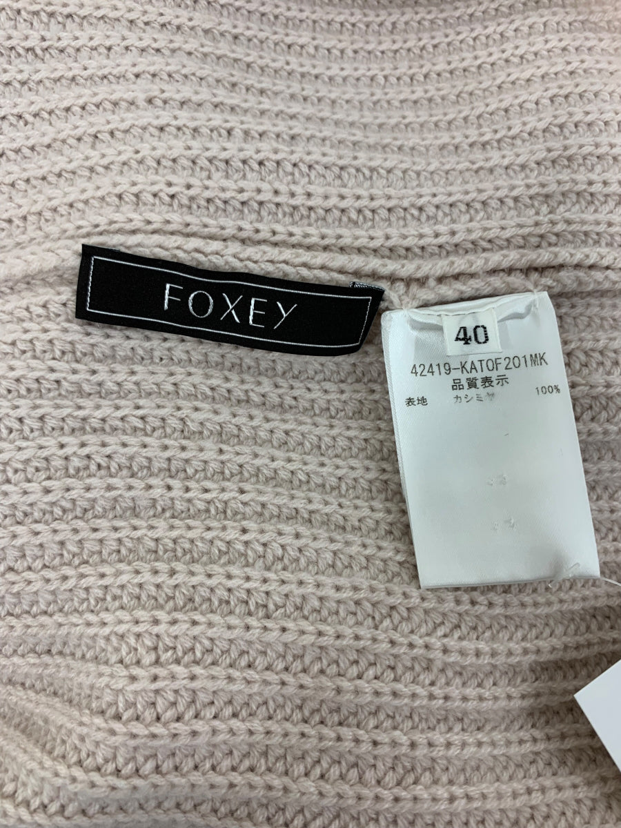 フォクシーブティック Cropped Cashmere Sweater 42419 ニット 40