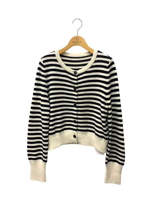 フォクシーブティック Knit Cardigan Cashmere French Border 43173 カーディガン 42 アイボリー カシミヤ ITP89SHR3K5P