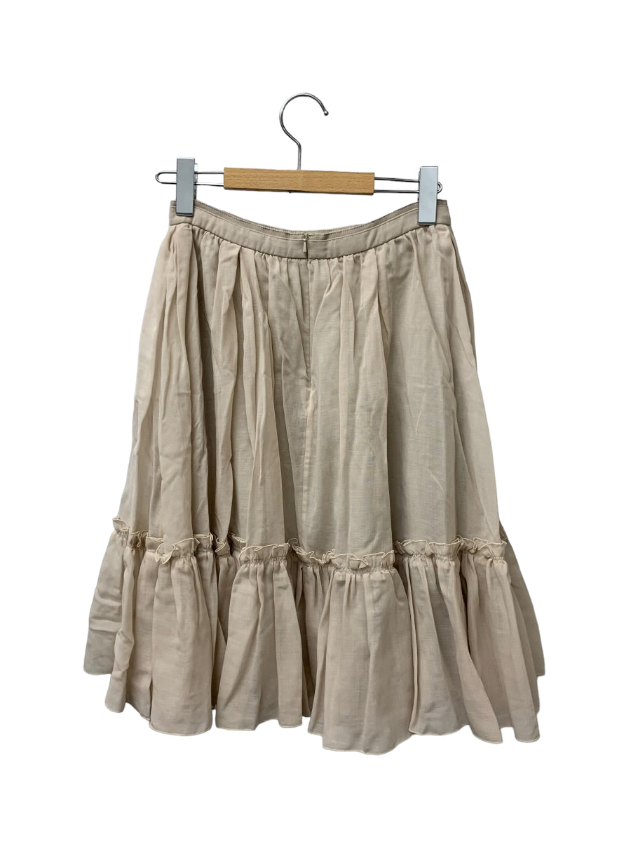 フォクシーブティック Skirt Ruffles 40311 スカート 38 ベージュ 