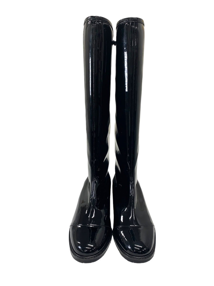 日本最大のブランド lolablue レインブーツ 新品 37 ブラック 靴 