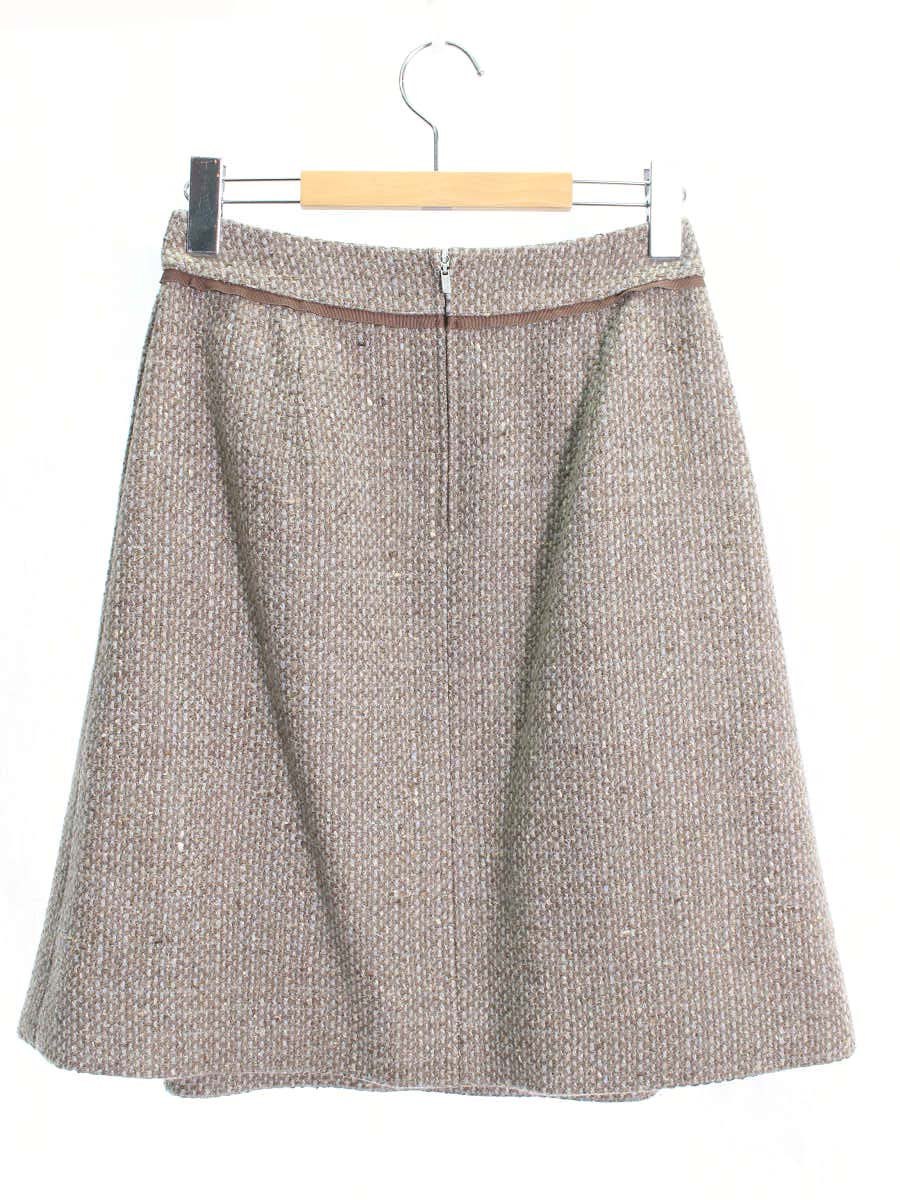 フォクシーブティック Skirt Tweed Trapeze 38775 スカート 38 ブラウン | 中古ブランド品 古着通販ビープライス