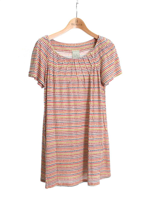 シビラ カットソー M ベージュ 総柄