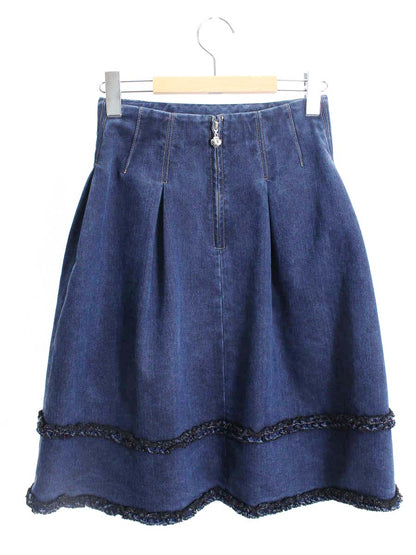 エムズグレイシー Lady Denim Skirt 817534 スカート 36 ネイビー ITTOAHWI6X4E